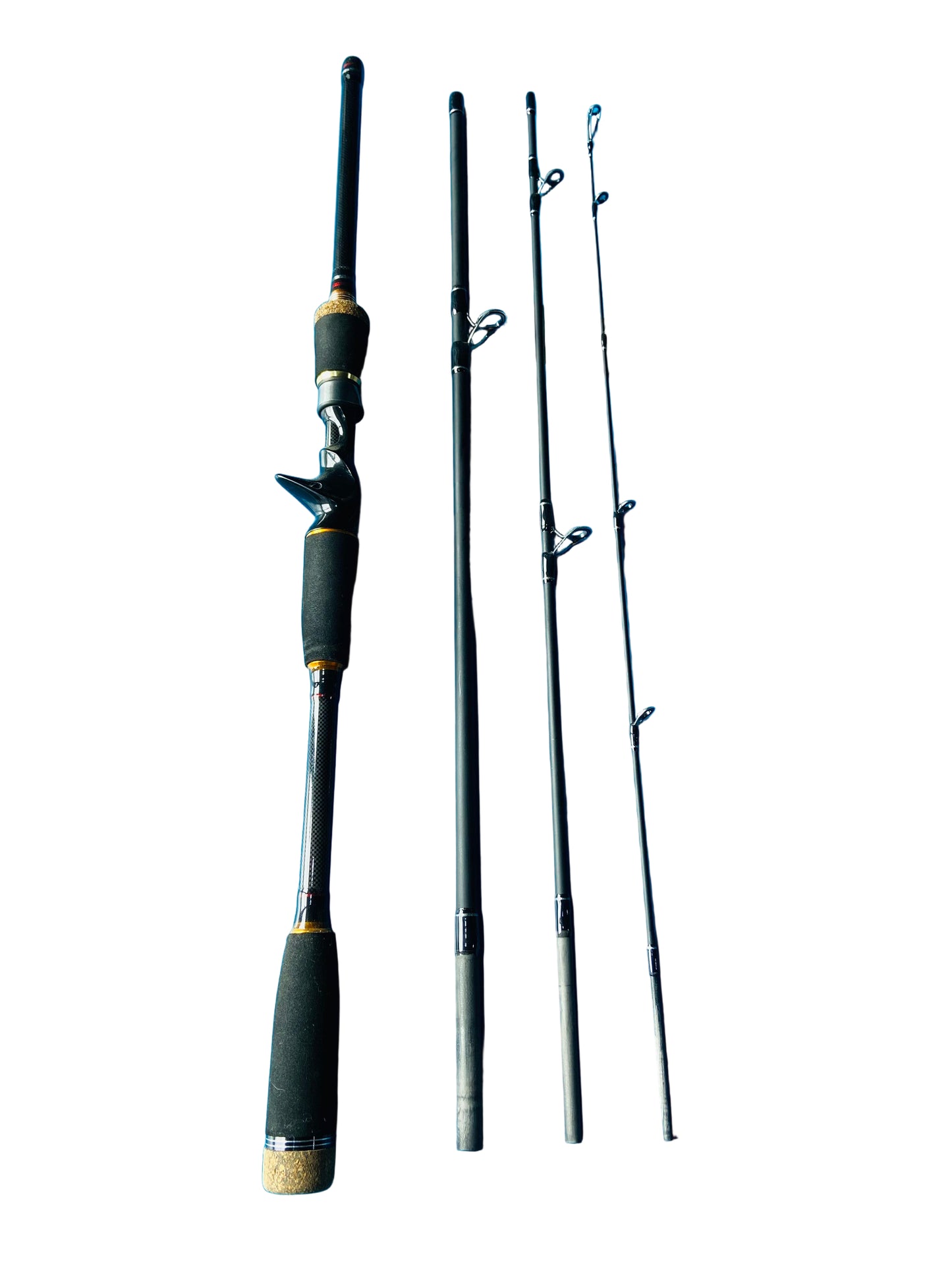 YUE KING BAITCASTING ROD 2.1M LINE WT:12-25LB  LURE WT 10-25G SECTION:M 4PCS
