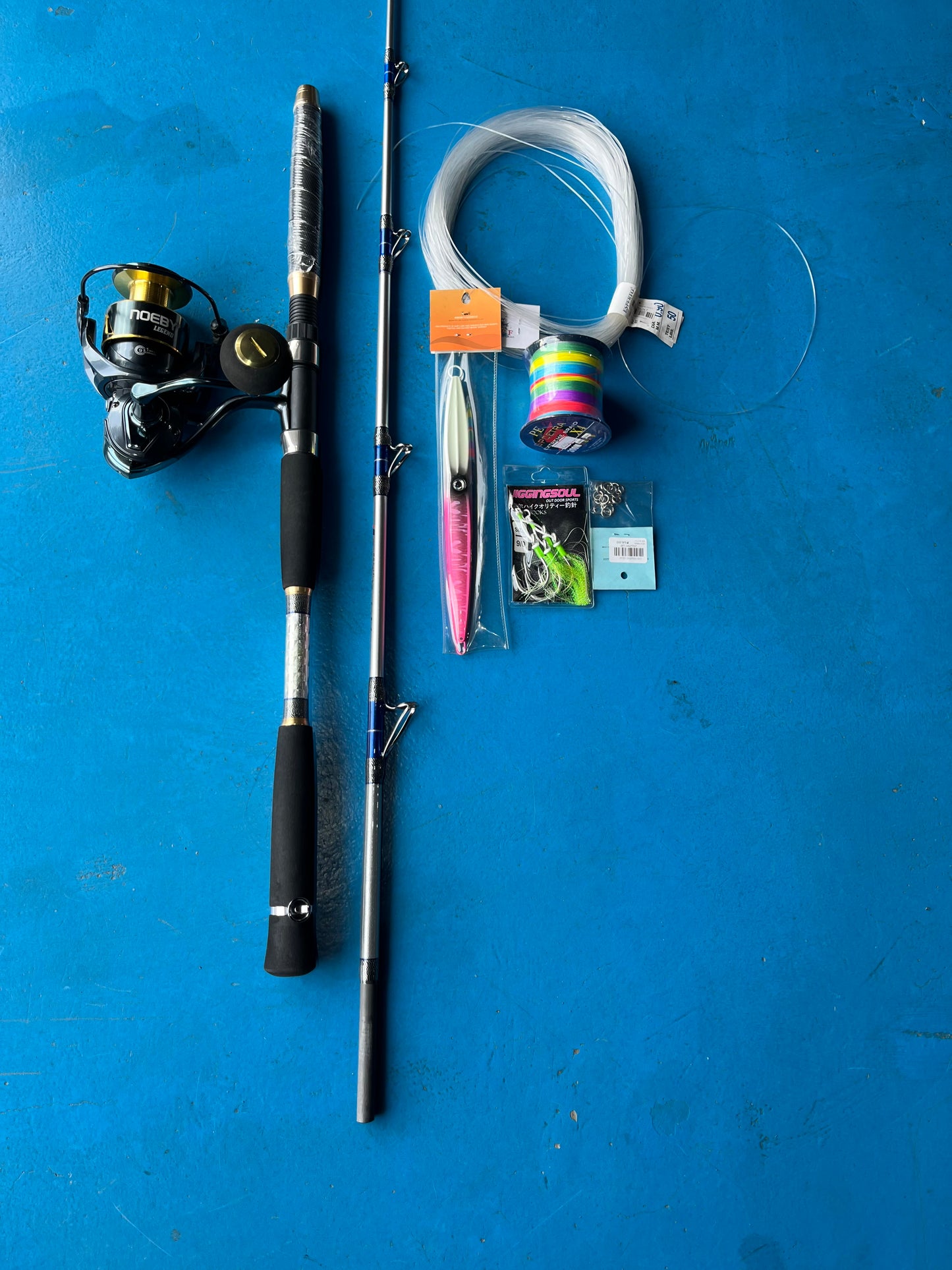 Spinning Fishing Gear Set up