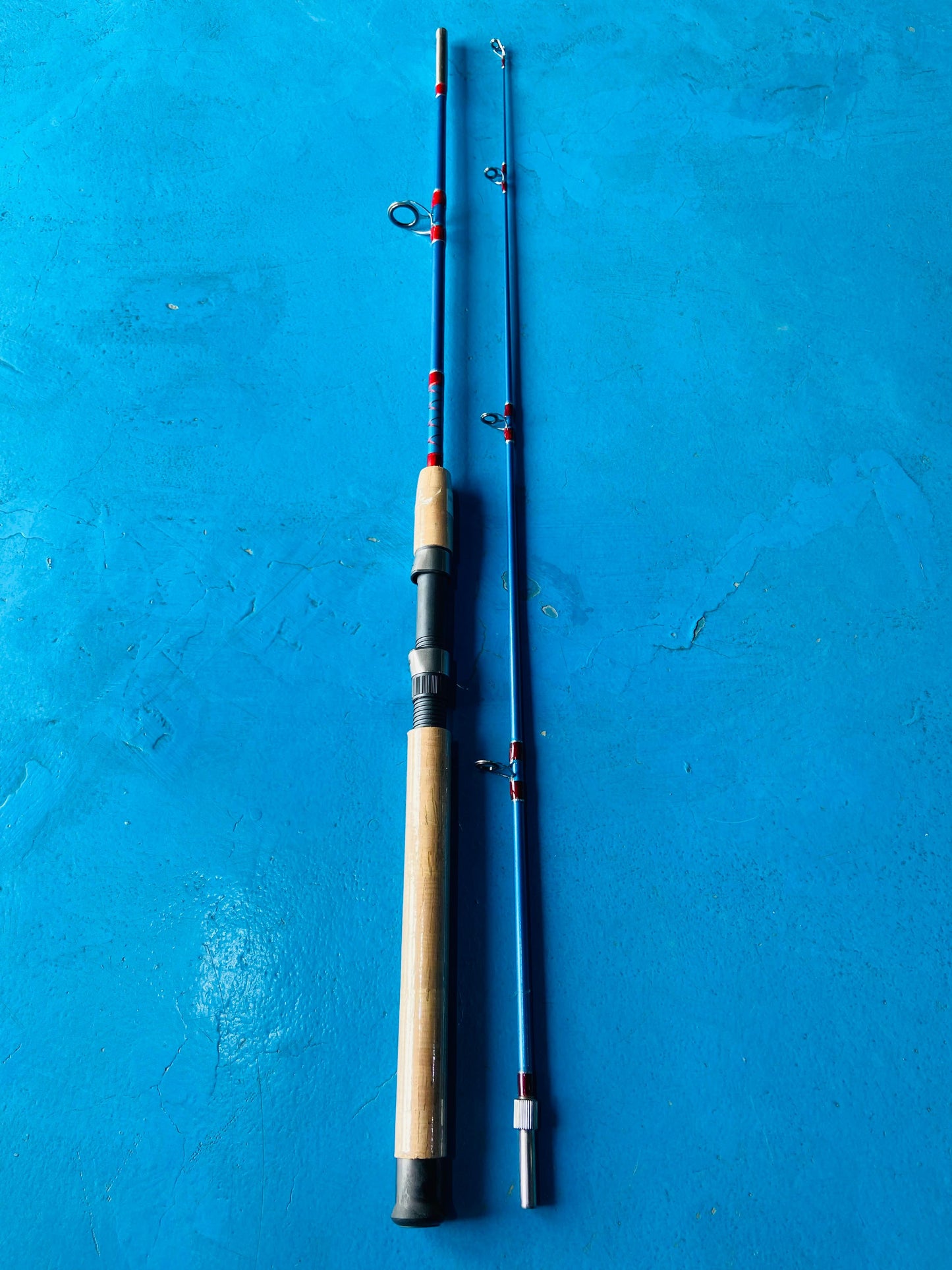 SOLID TWIN FISH  SPINNING ROD 1.8M WT: 100-250G