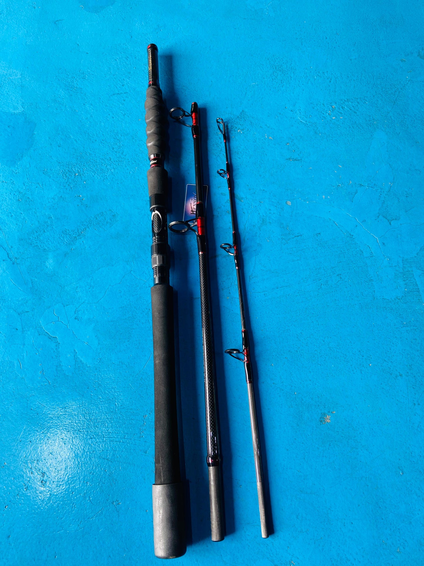 HENNOY CLIFFHANGER SPINNING ROD LURE WT:70-250G LINE WT:25-50LBS