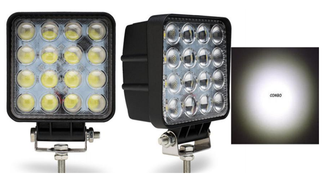 JG-953W-48W 4.3" 48W 9-32v 3w high intensity Epistar LEDs 6D reflector Housing color: Black ,white