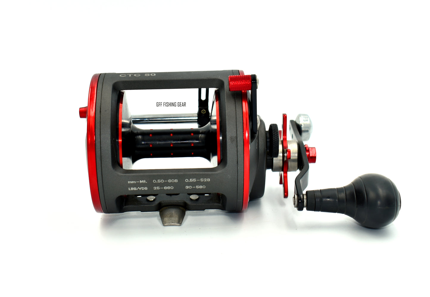 Drag Saltwater Fishing Reel  6+1 Bearings Smooth Level Wind Trolling Reel