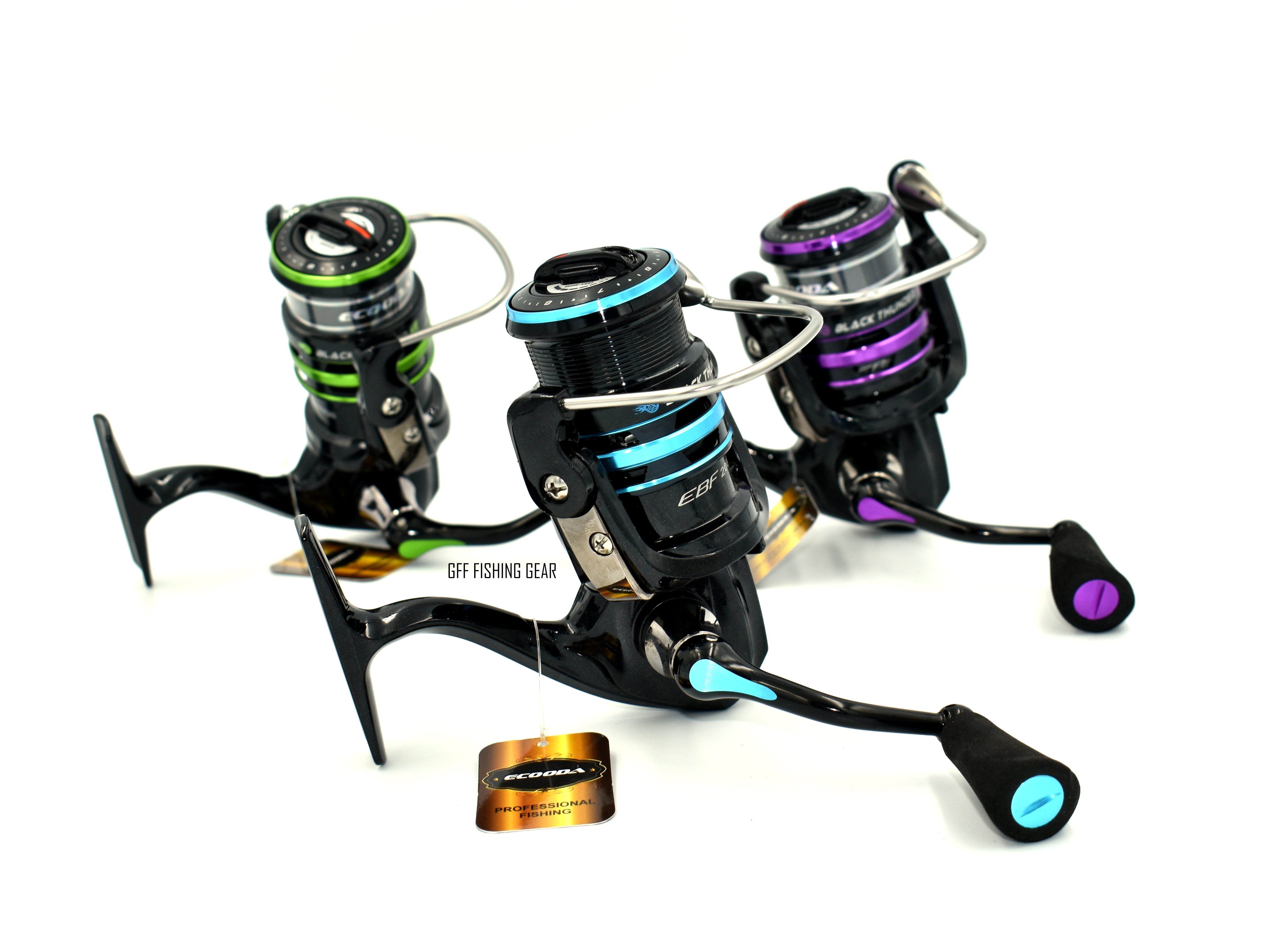 ECOODA Black Thunder Series 2000 Spinning Fishing Reel – GFF FISHING GEAR
