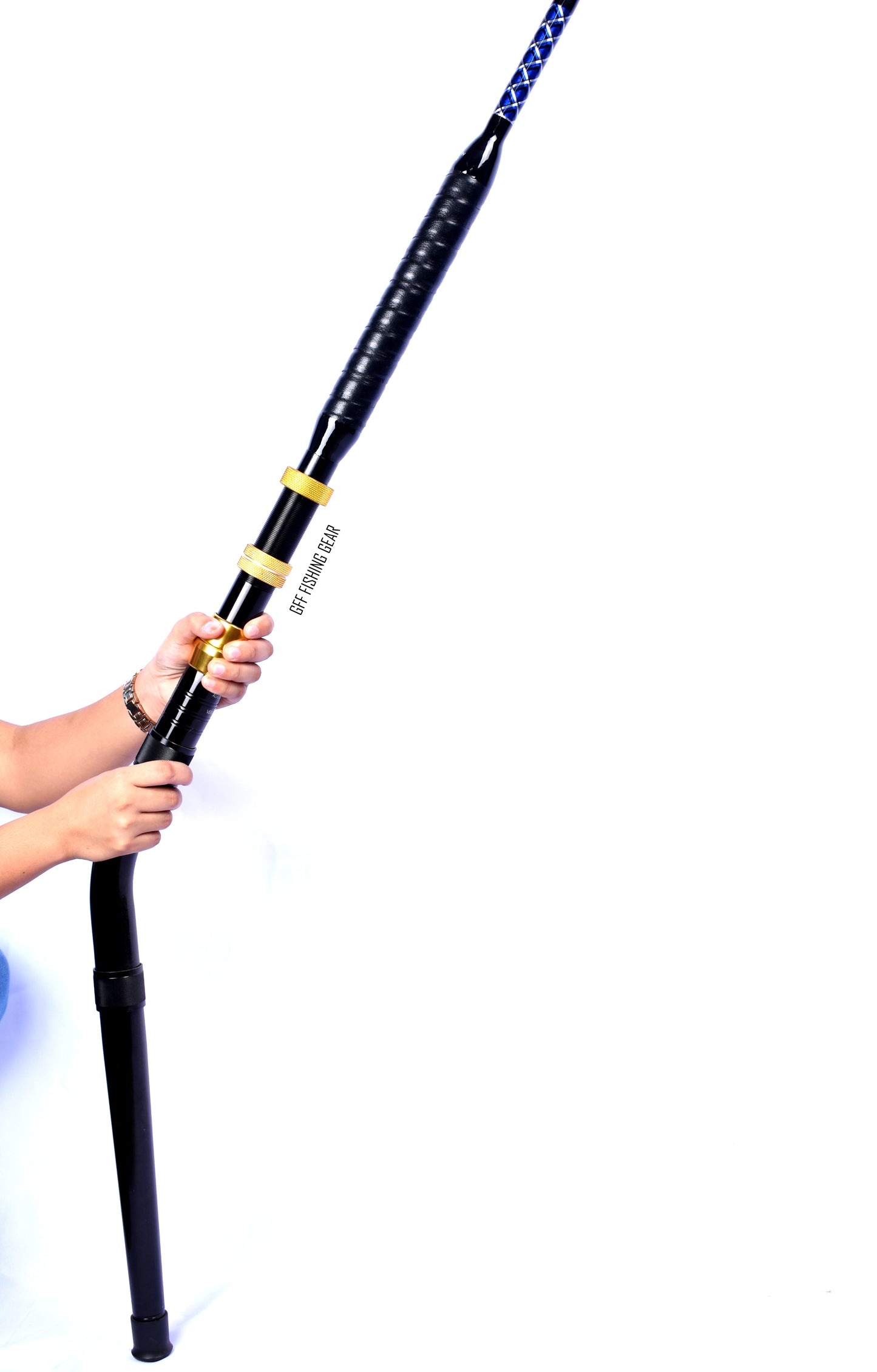 Xcaliber Marine Goliath Series XMGS801301B6 Solid Trolling Fishing Rod Line: 80-130lb