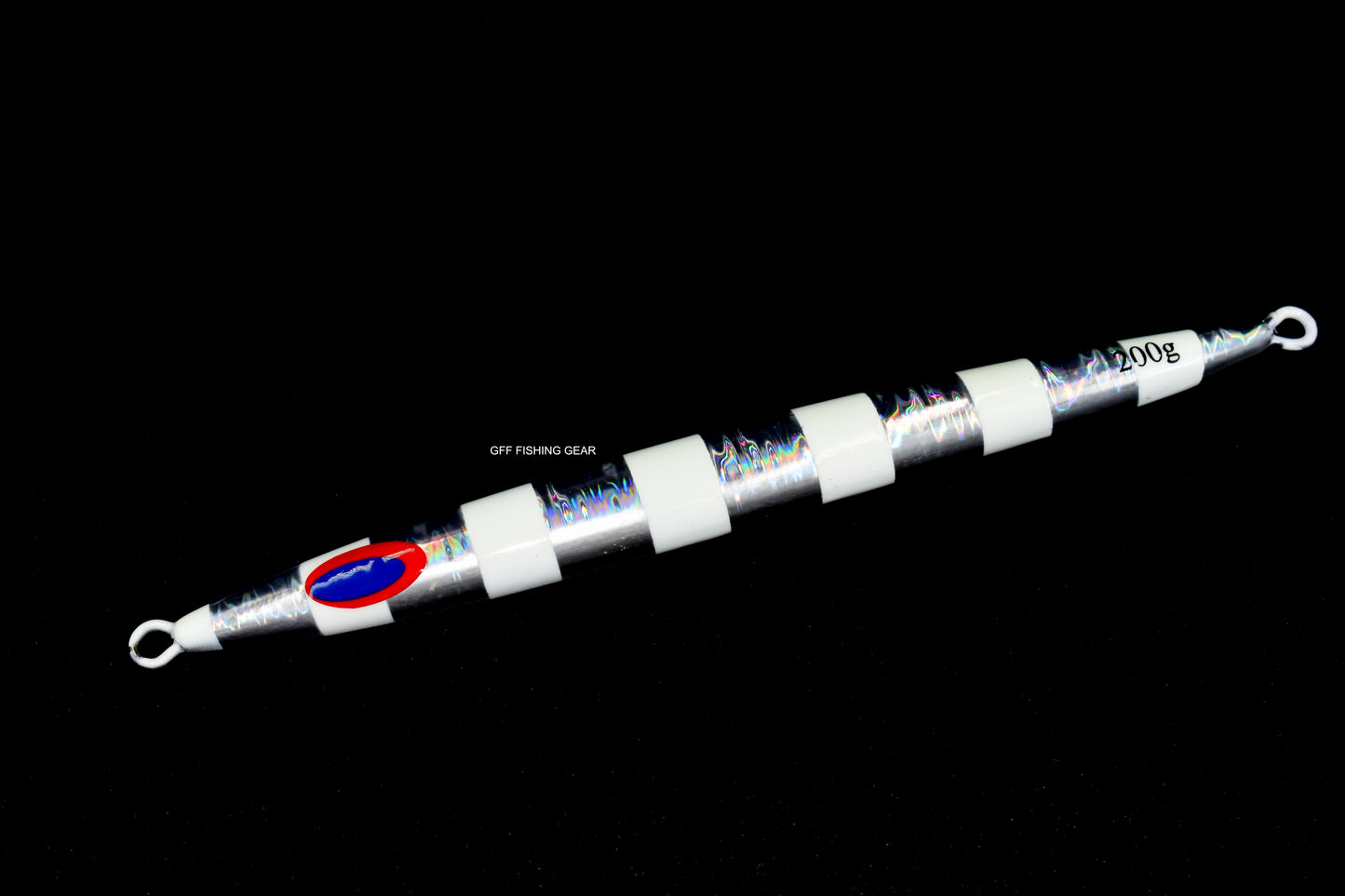 Luminous Striped Metal Jig Fishing Lure 200g and 300g #062