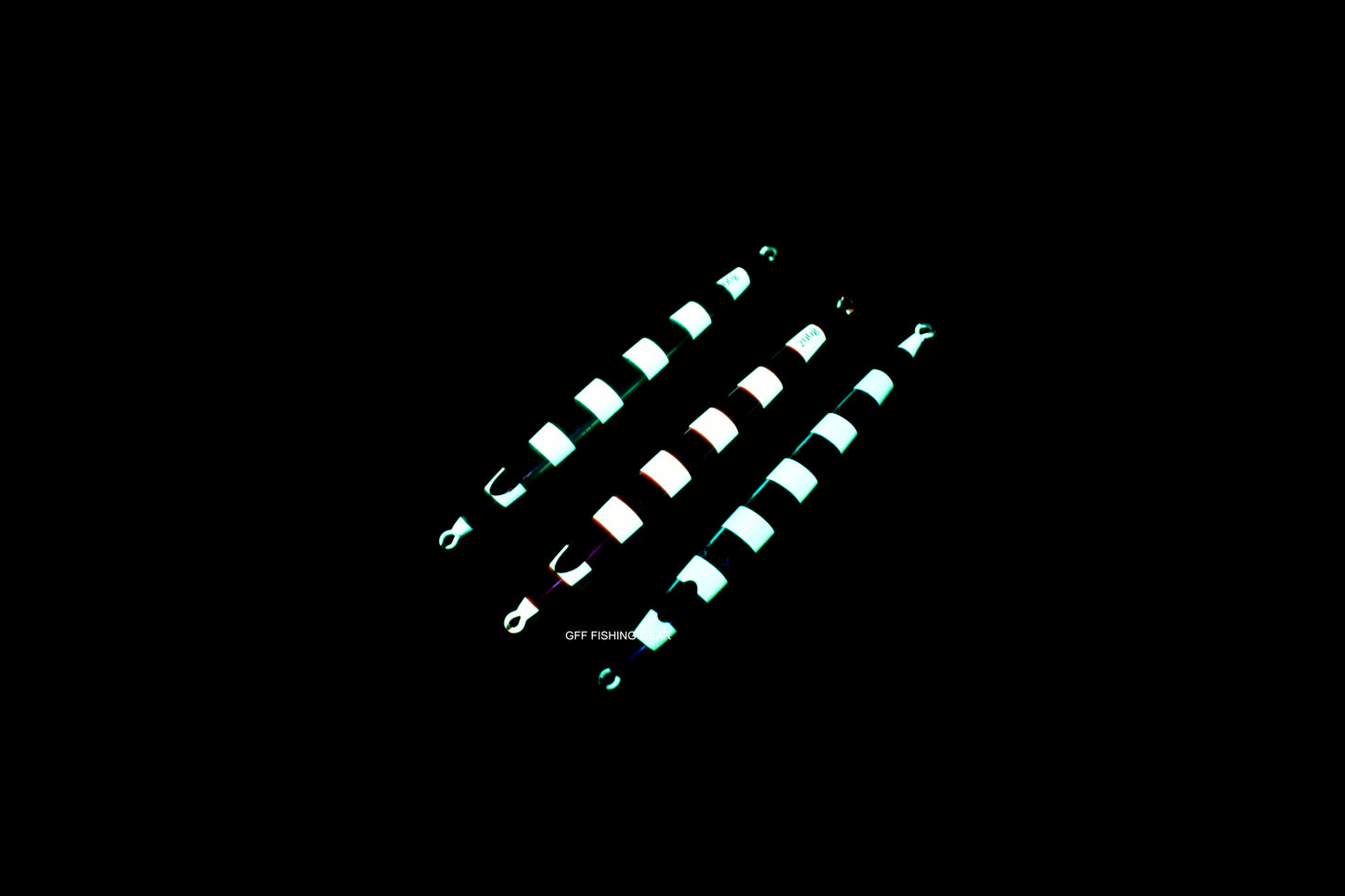 Luminous Striped Metal Jig Fishing Lure 200g and 300g #062