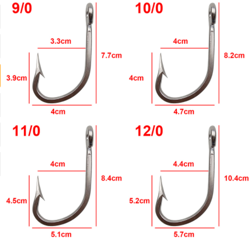7731 Stainless Steel Big Fishing Hooks