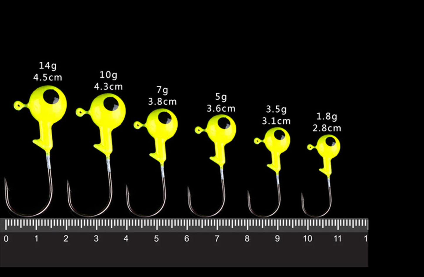Jig Heads 5 pieces per pack