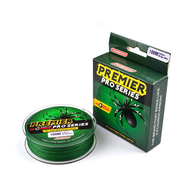 Proberos 4-strand Braided Line 100m