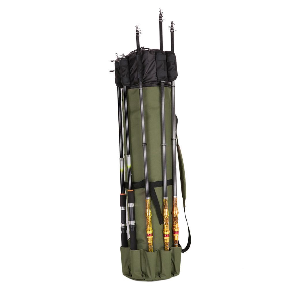 Foldable Canvas Fishing Rod Bag 123cmx34cm