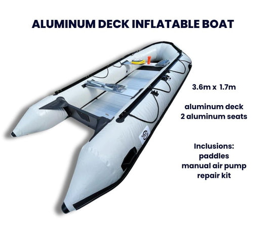3.6M  Inflatable Boat Aluminum Deck
