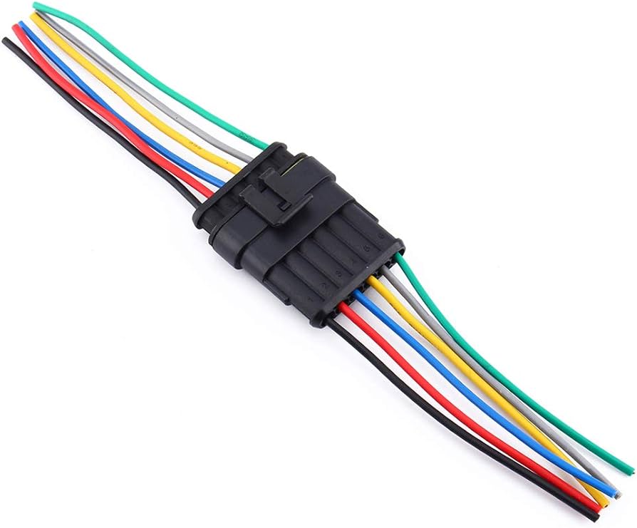 6 Pin way Marine Waterproof Wire Connector