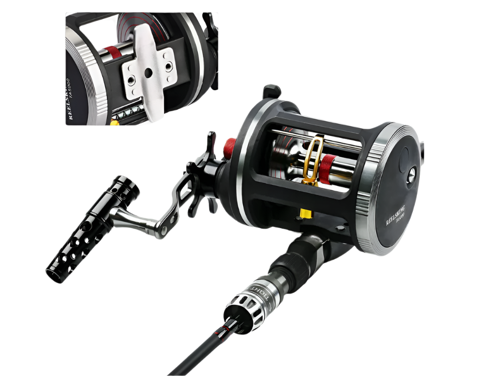 Conventional Reel Full Metal Round Saltwater casting Fishing Reel TA4000