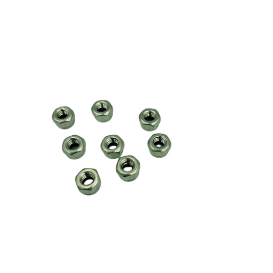 STAINLESS STEEL LOCK NUT 4MM