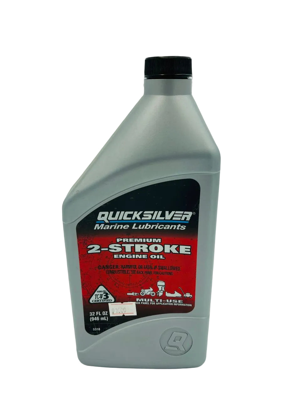 Quick silver premium 2 stroke engine oil 32oz