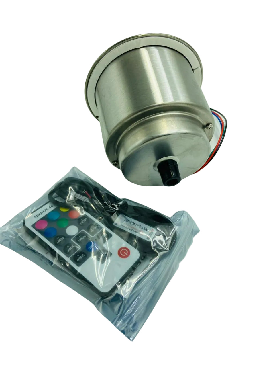 STAINLESS STEEL HOLDER BLU LIGHT