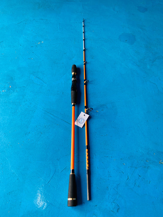 KIWAE ORANGE SPINNING JIGGING ROD