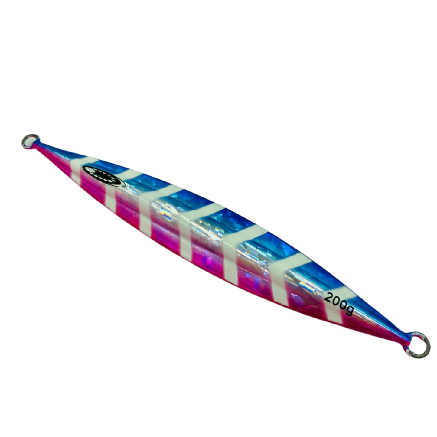 METAL JIG LURE  BLUE/PINK luminous 120G 200G AND 300G