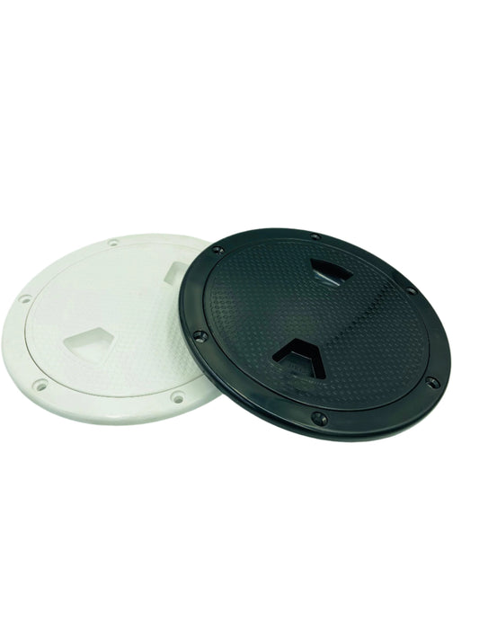 DECK PLATE COVER 6 INCH WHITE AND BLACK