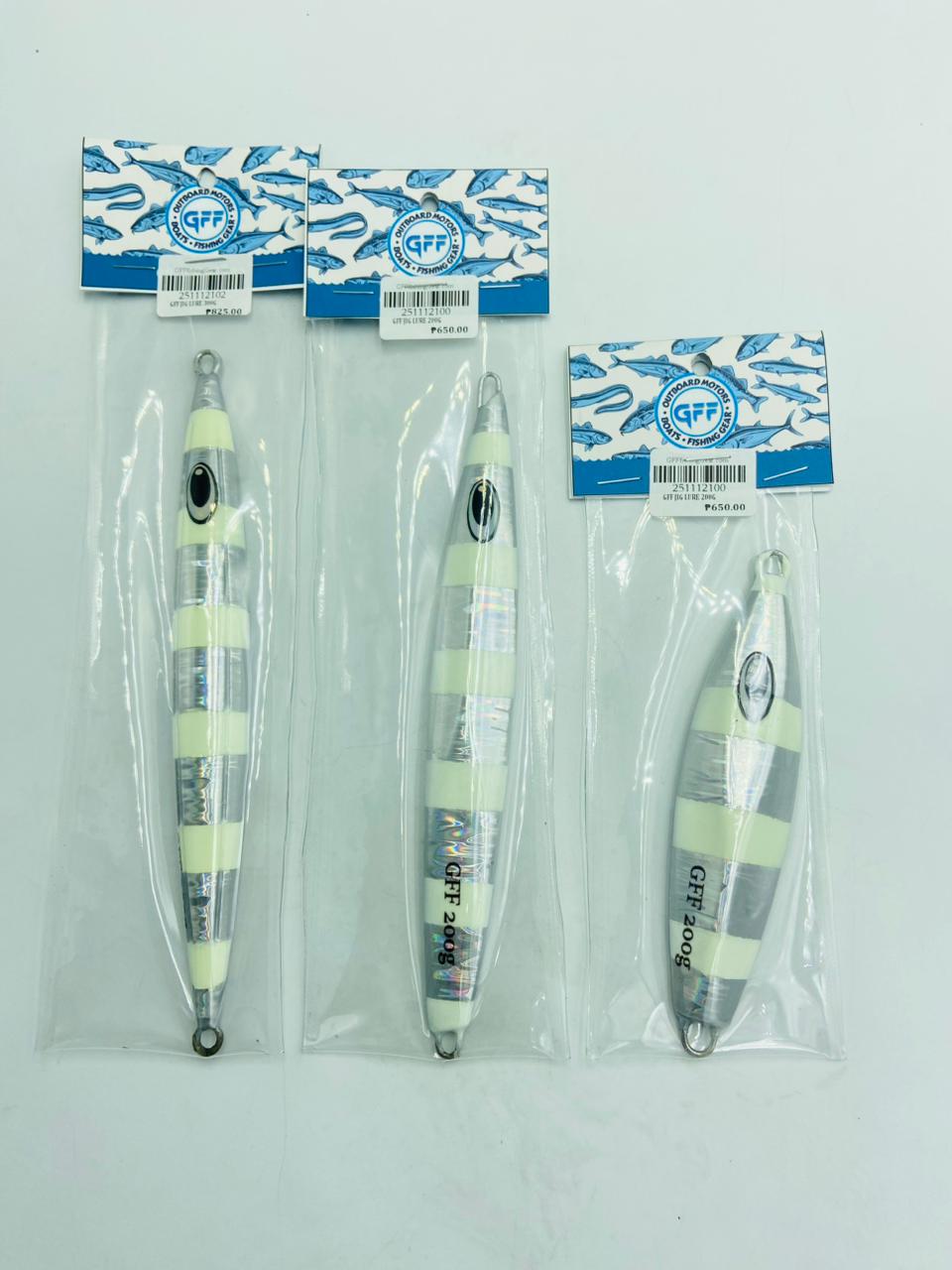 GFF JIG LURE LUMINOUS 200G AND 300G