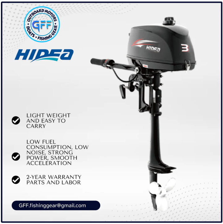 Hidea 3HP 2-stroke HD3FHS Outboard Motor