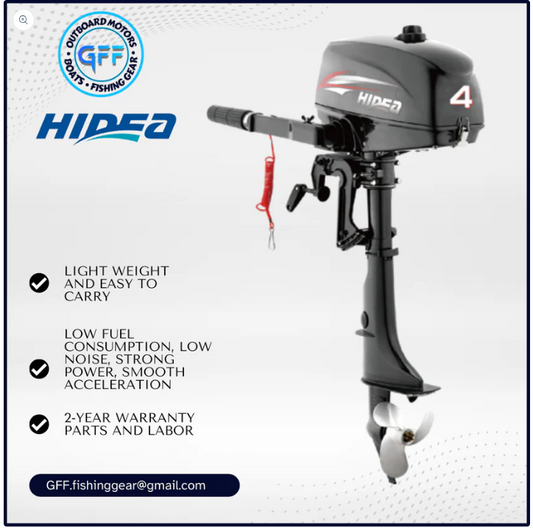 Hidea 4HP 2-stroke HD4FHWS Outboard Motor