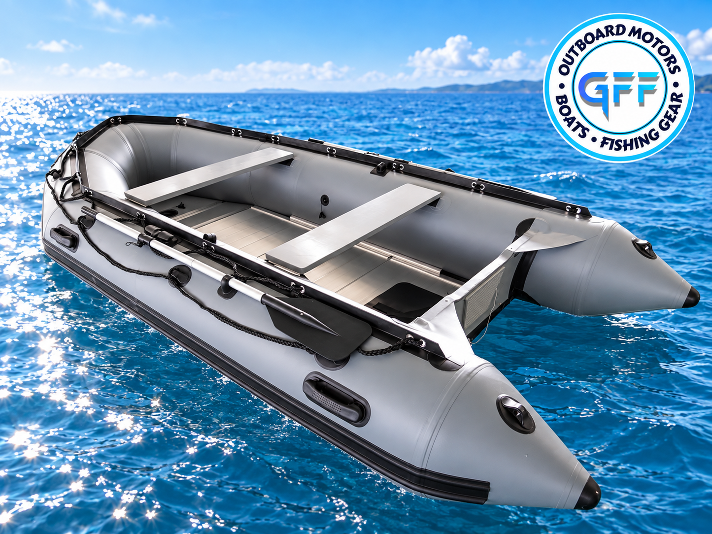 Inflatable Boat with aluminum floor 0.90mm PVC