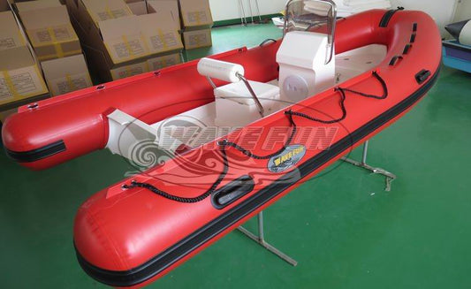 Rigid Inflatable Boat (RIB) With console and seat made from 1.2mm PVC