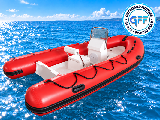 Rigid Inflatable Boat (RIB) With console and seat made from 1.2mm PVC