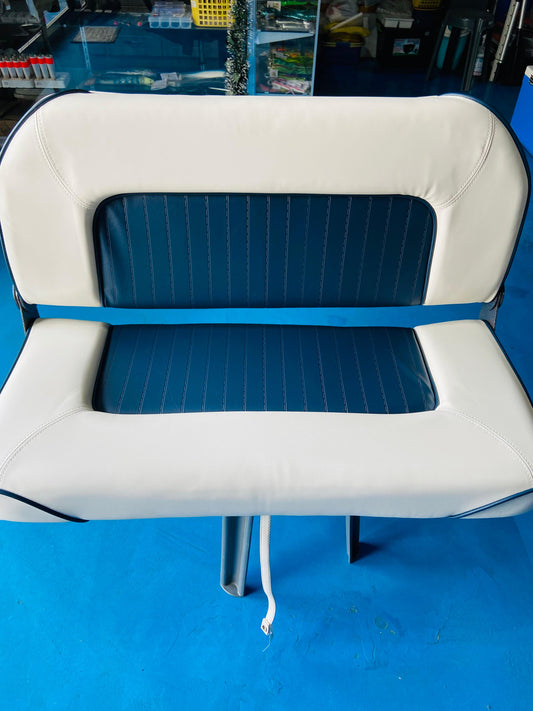 WHITE + BLUE BENCH SEAT ASM18021