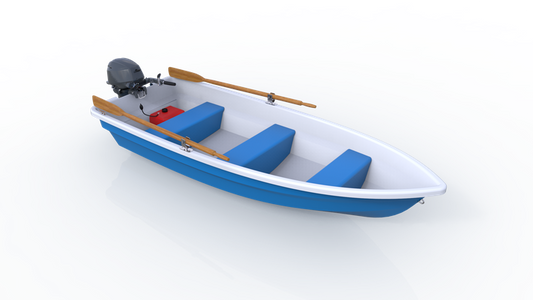 Mini Sportsman Fiberglass Boat, Hull only