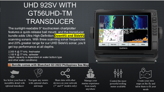 UHD 92SV WITH GT56UHD-TM TRANSDUCER
