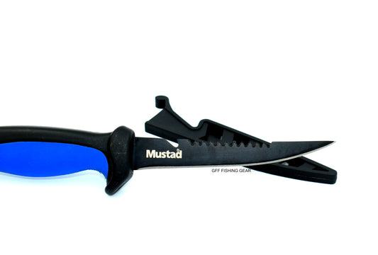 MustadBudget Bait Knife w/Black Teflon Coating (Size: 12cm)
