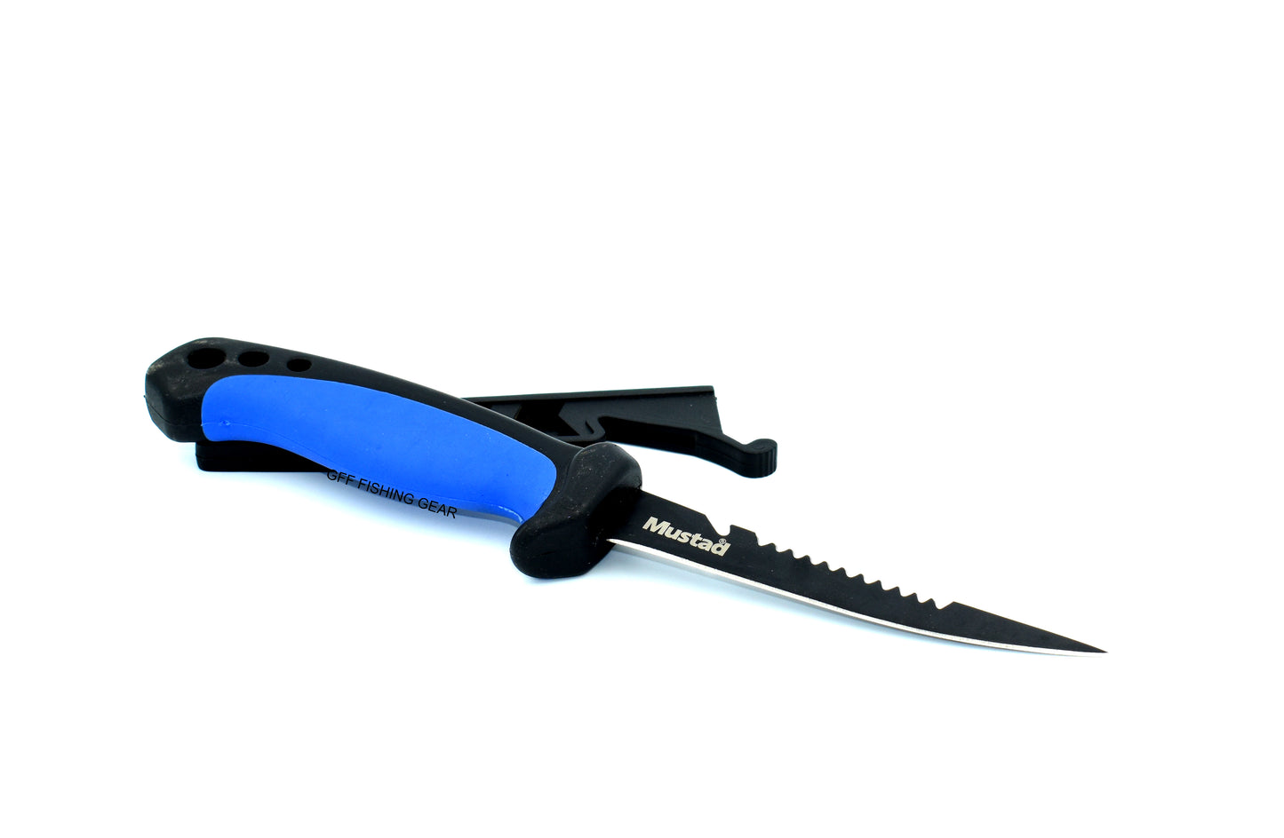 MustadBudget Bait Knife w/Black Teflon Coating (Size: 12cm)
