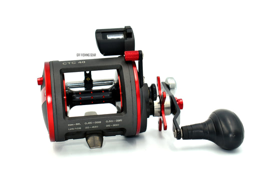 Drum Trolling Fishing Reel with Line Counter