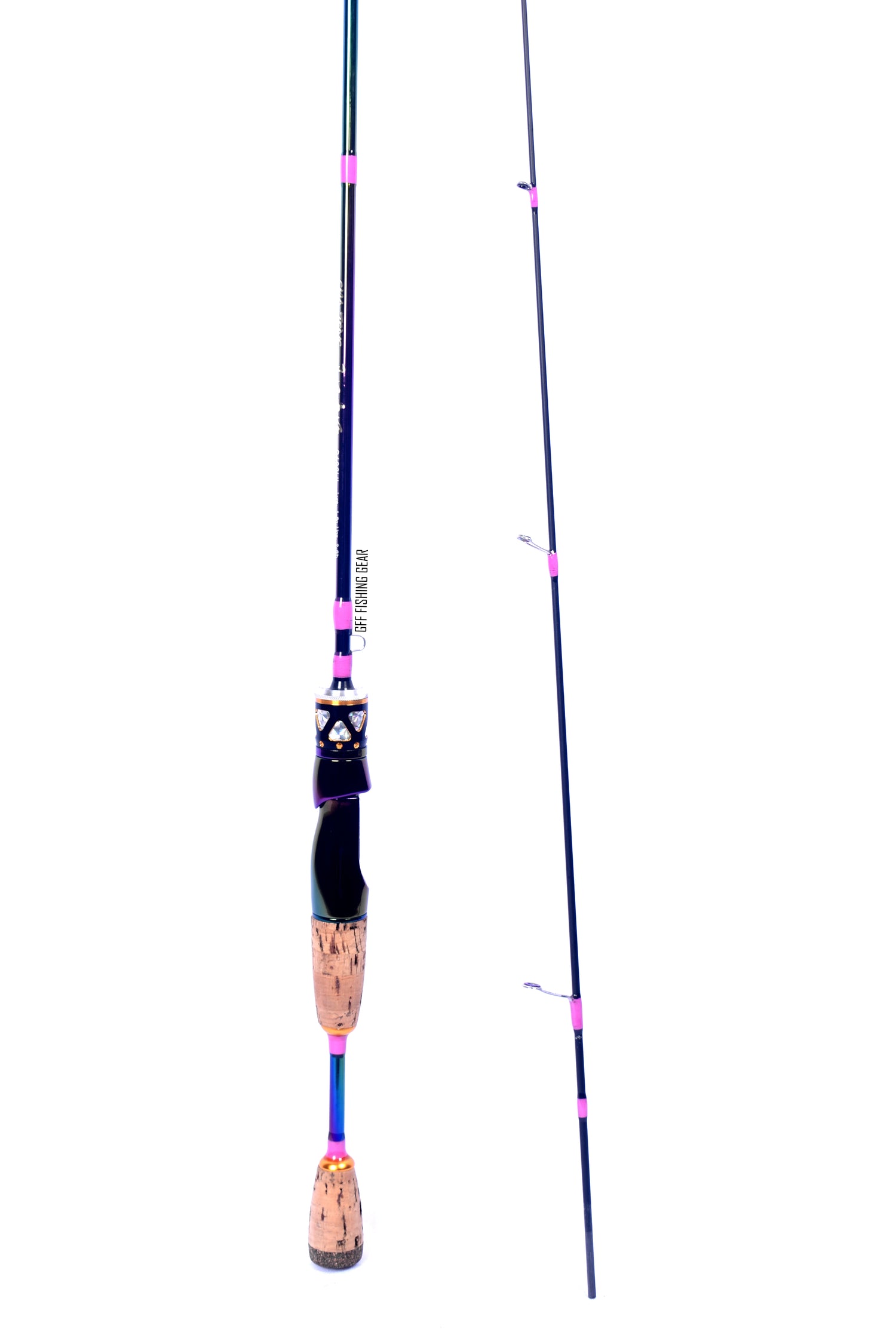 UL Spinning Carbon Fishing Rod with Fuji Guides – GFF FISHING GEAR