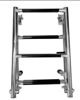 TR6081H Stainless Steel 4 Steps Ladders Stern Mount