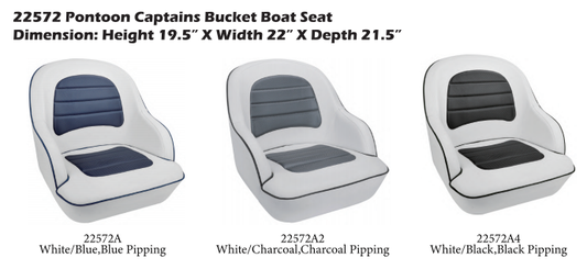22572 Captains Bucket Boat Seats