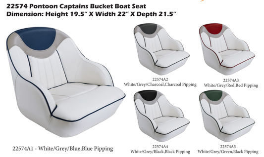 22574 Captains Bucket Boat Seats